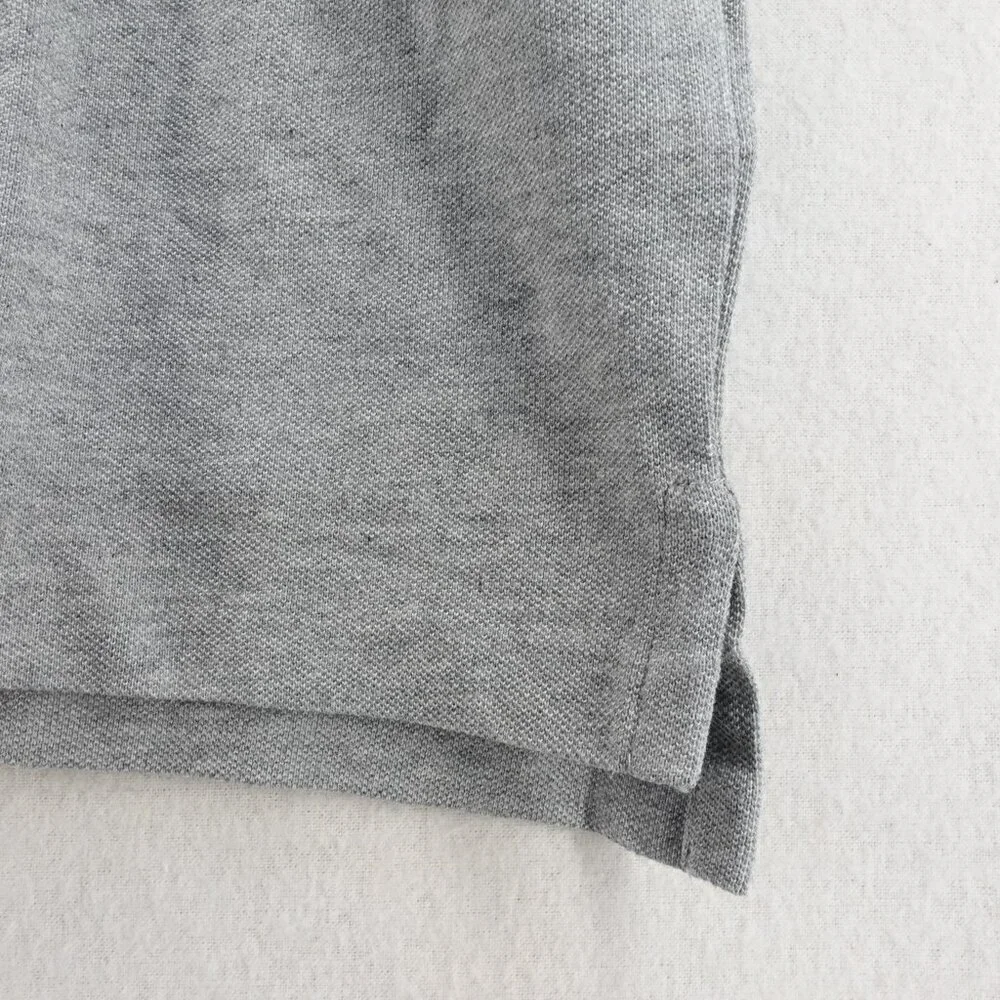 Polo Ralph Lauren Men's Slim Fit Polo Bear Polo Shirt Gray XXL